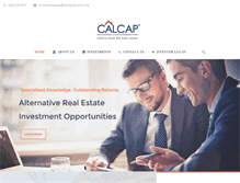 Tablet Screenshot of calcapadvisors.com